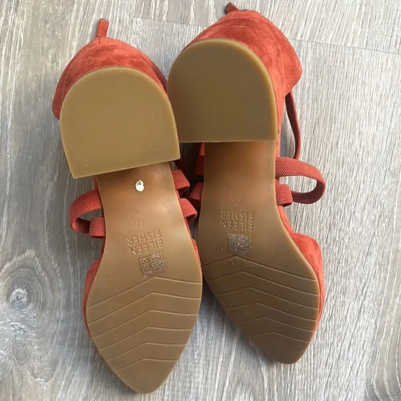 NEW Eileen Fisher Juku Pump in Cayenne - Picture 7 of 8